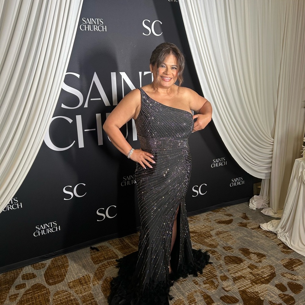 Elegant Black Evening Gown